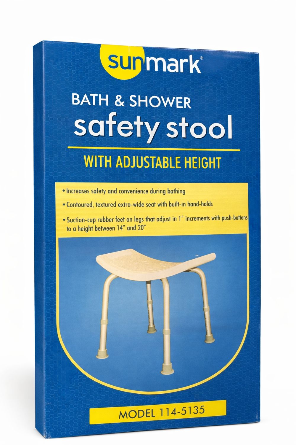 SUNMARK BATH &amp; SHOWER SAFETY STOOL