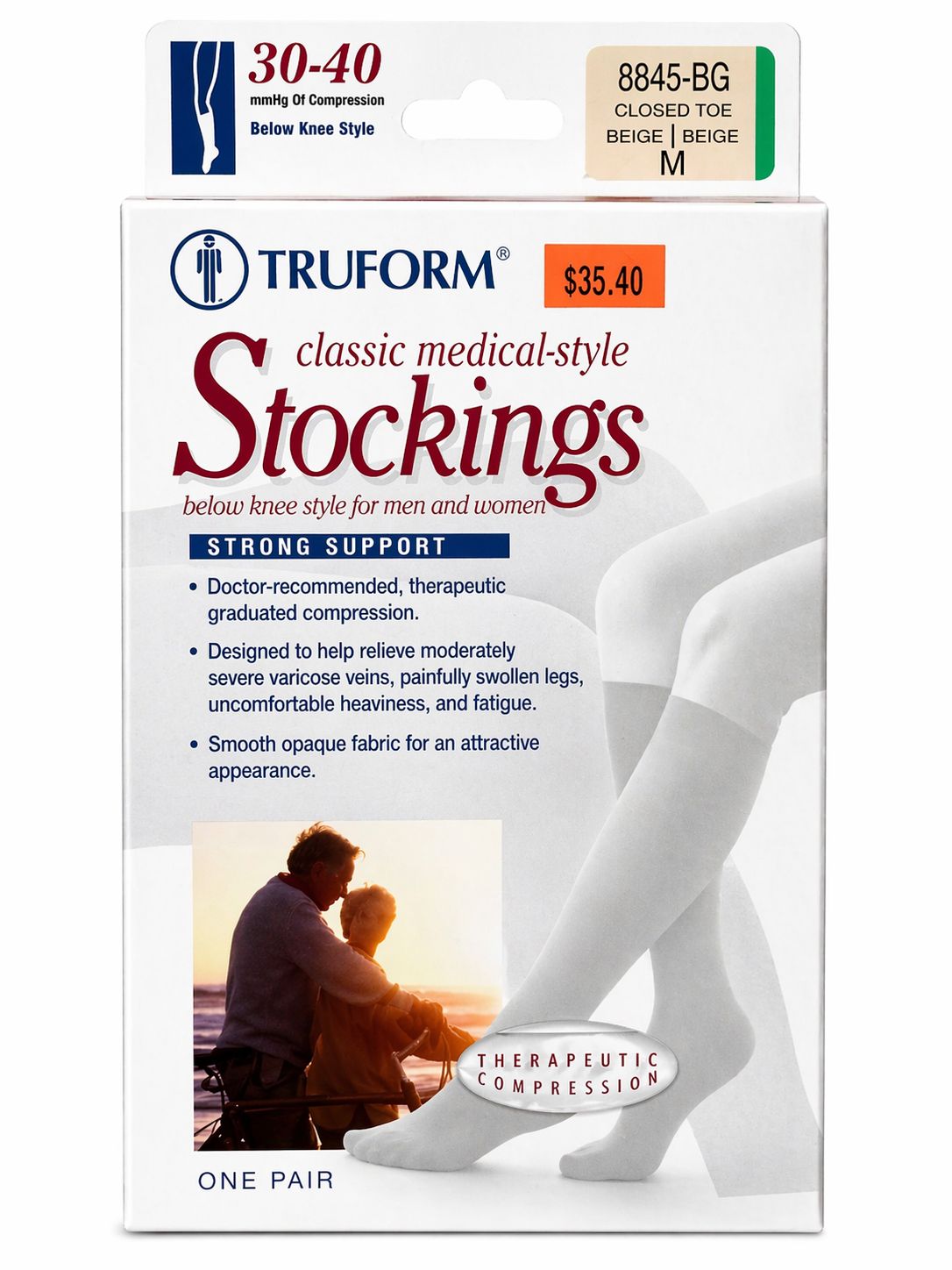 TRUFORM CLASSIC MEDICAL-STYLE STOCKING