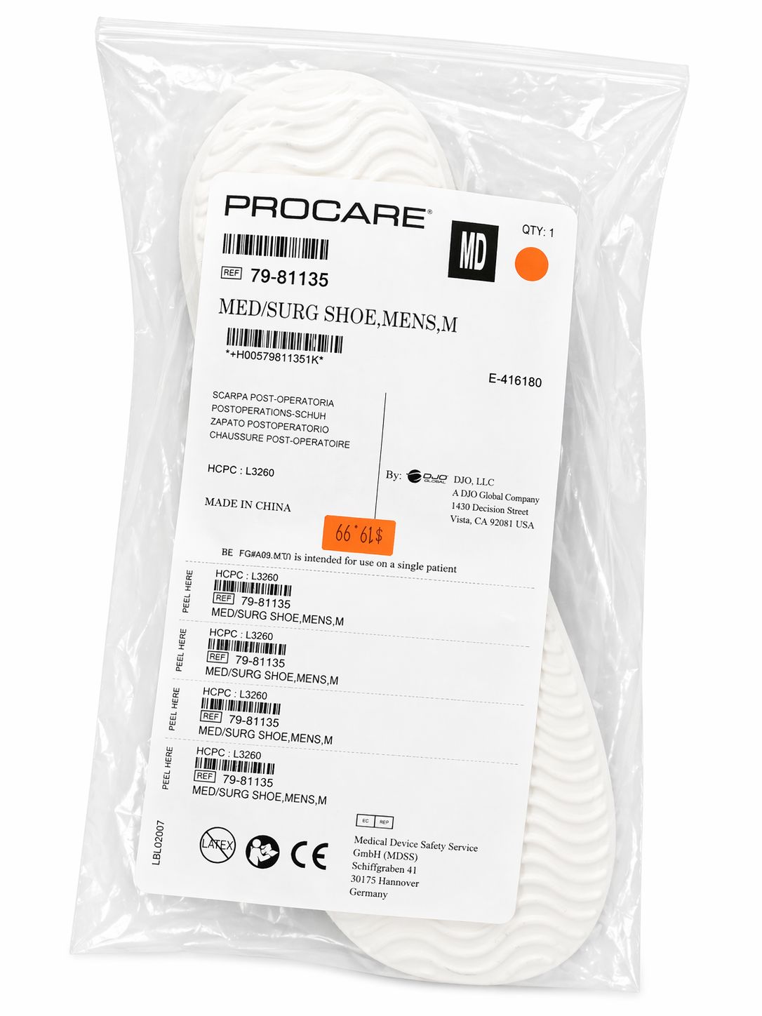 PROCARE MED/SURG SHOES