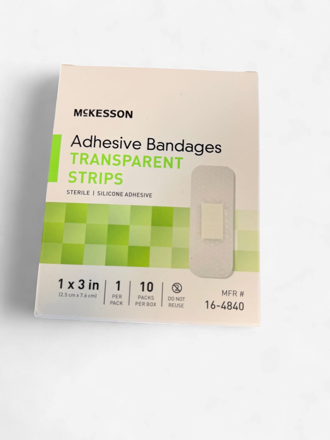 MCKESSON-ADHESIVE BANDAGES TRANSPARENT STRIP