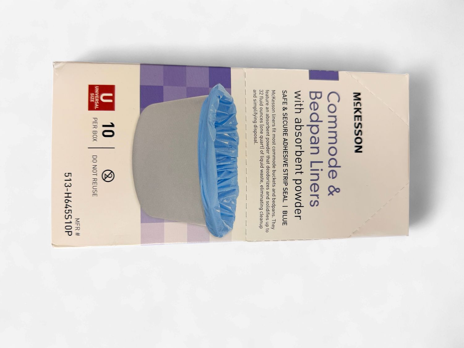 MCKESSON- COMMODE &amp; BEDPAN LINERS