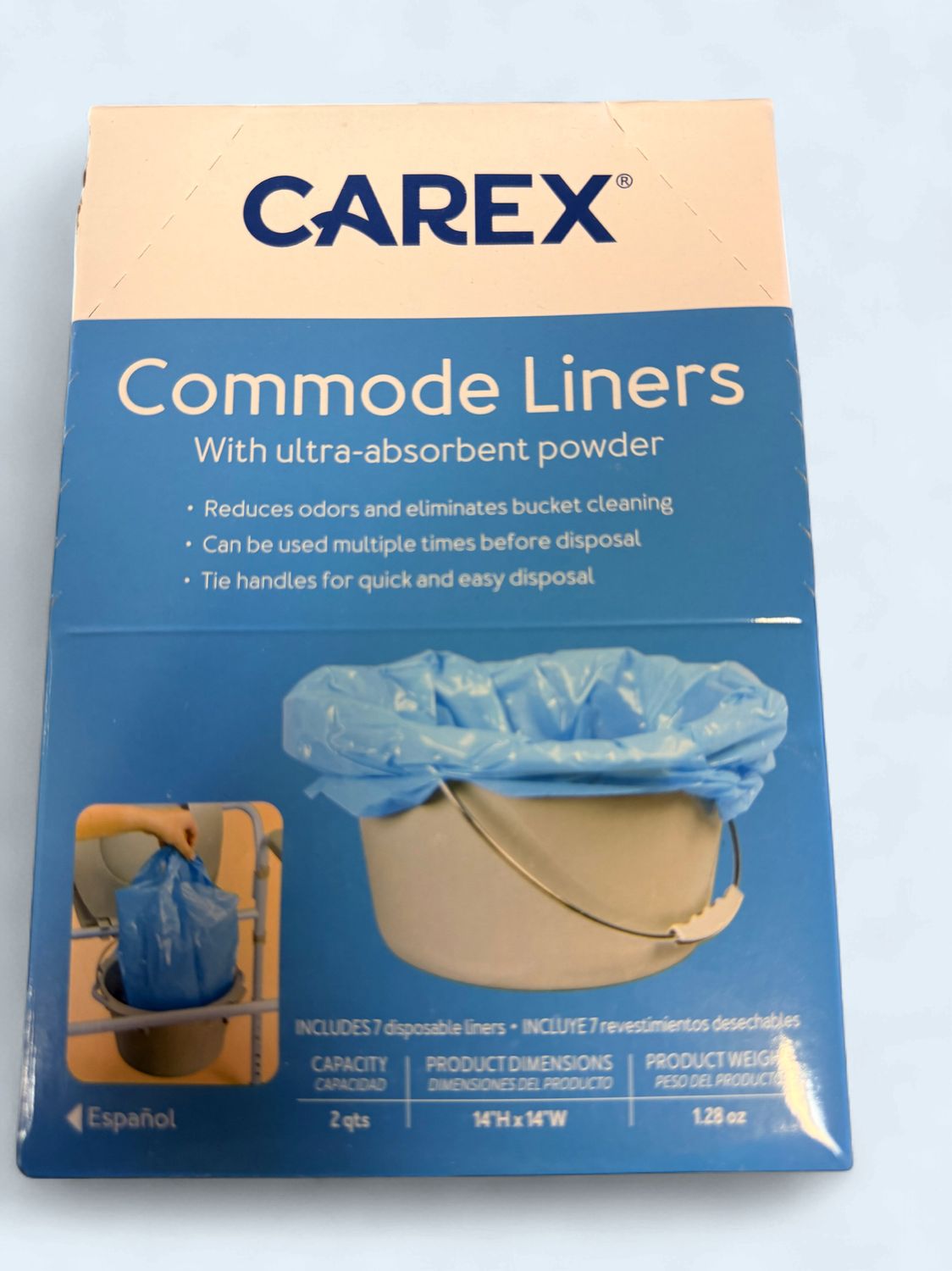 CAREX COMMODE LINERS