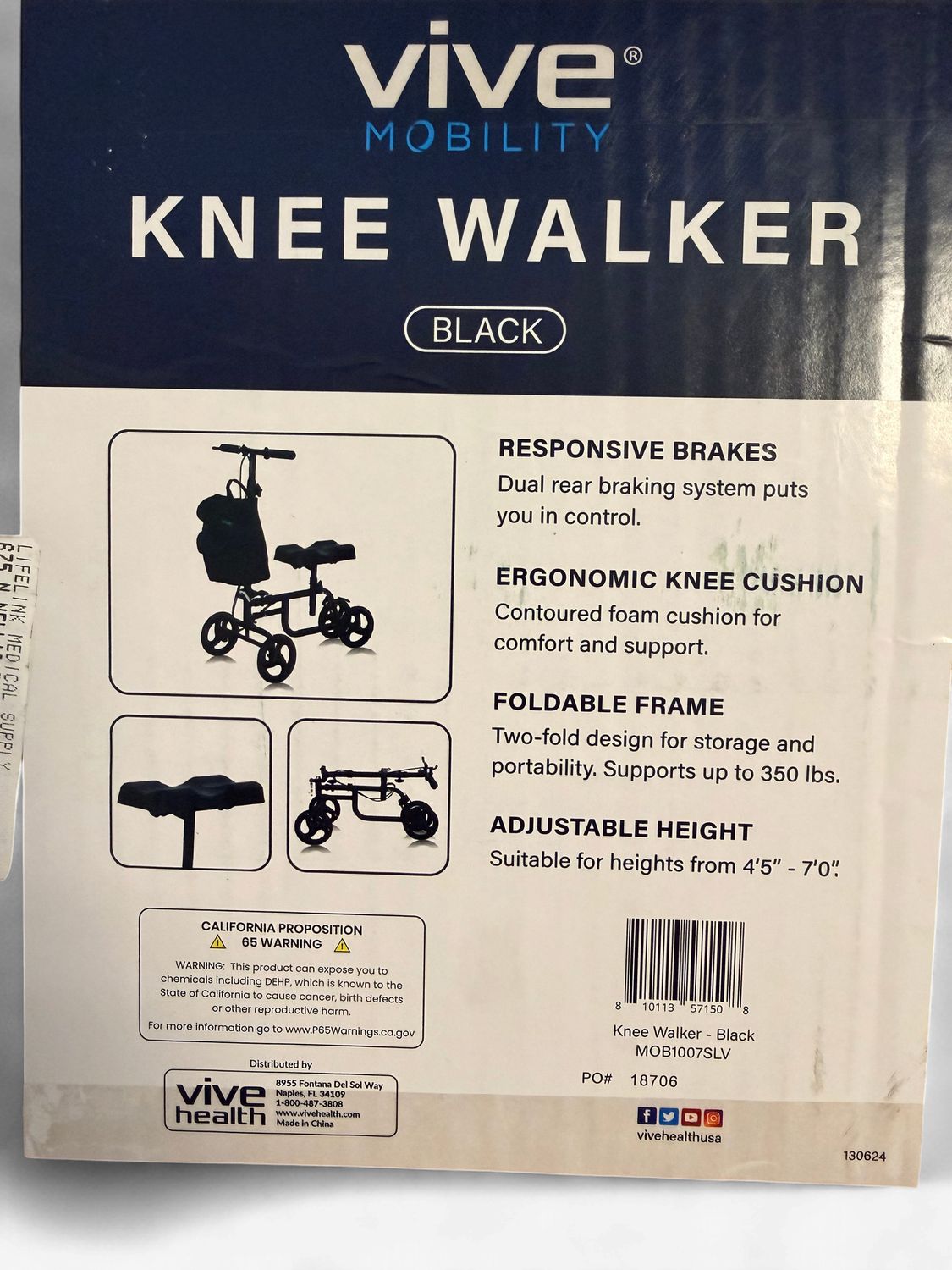 Vive mobility Knee Walker