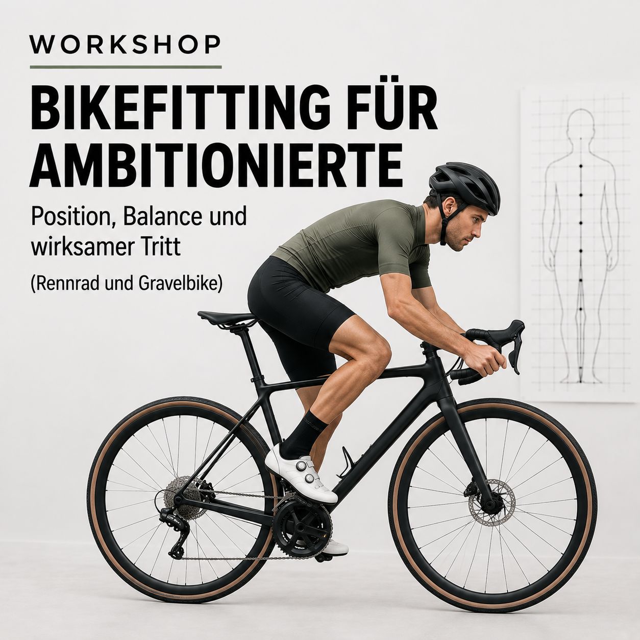 Samstag, 24. Oktober 2026 /  10:00 - 14:00 Uhr / BIKEFITTING FÜR AMBITIONIERTE - Position, Balance und wirksamer Tritt (Rennrad und Gravelbike)