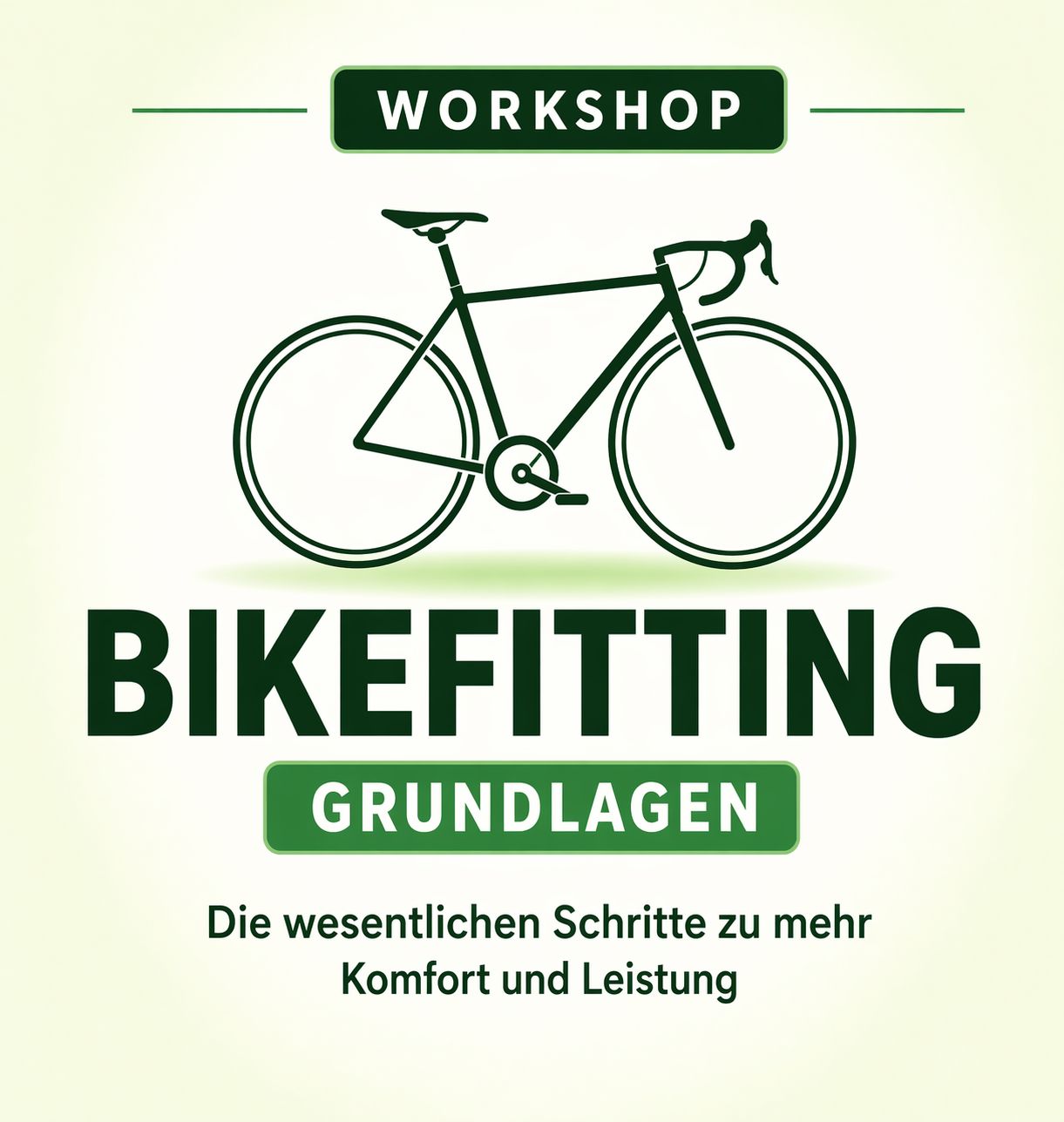 Dienstag, 5. Mai 2026 / 18:05 - 19:30 Uhr -Workshop GRUNDLAGEN DES BIKEFITTING  (Rennrad und Gravelbike)