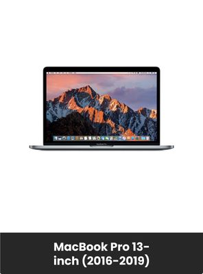 MacBook Pro 13-inch (2016-2019)