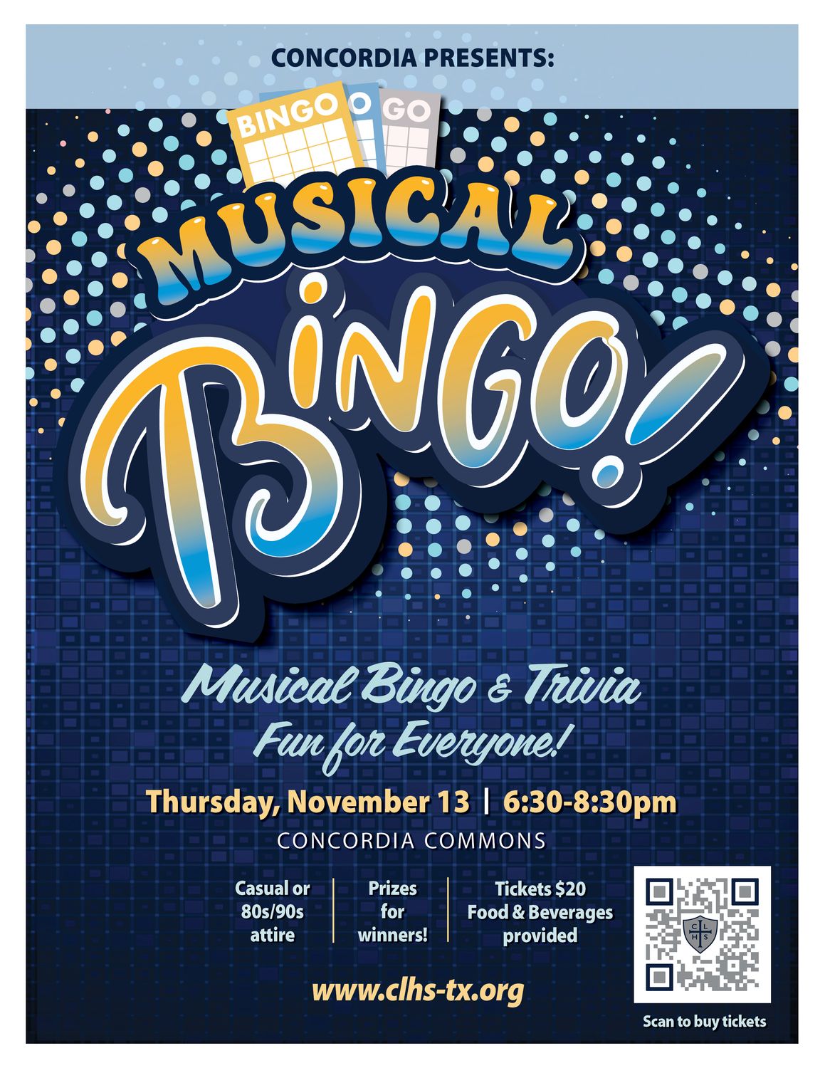 Musical Bingo Ticket