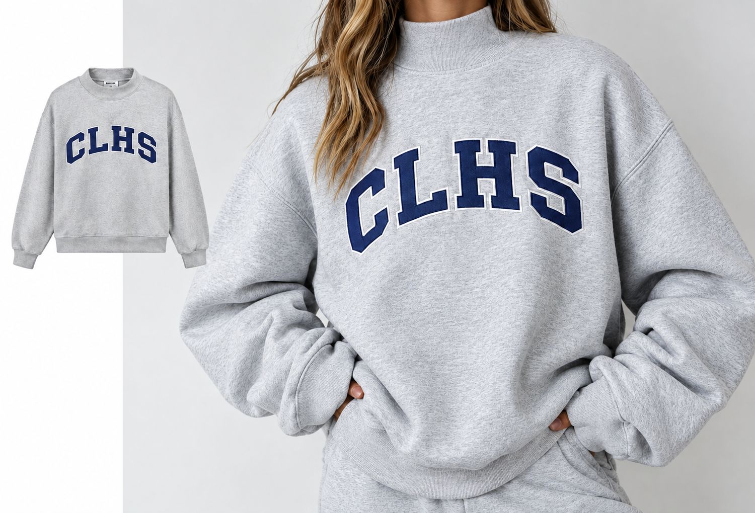 CLHS Mock Neck Sweatshirt