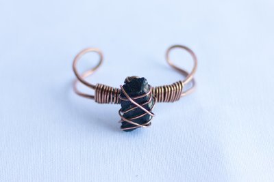Black Tourmaline Copper Bracelet