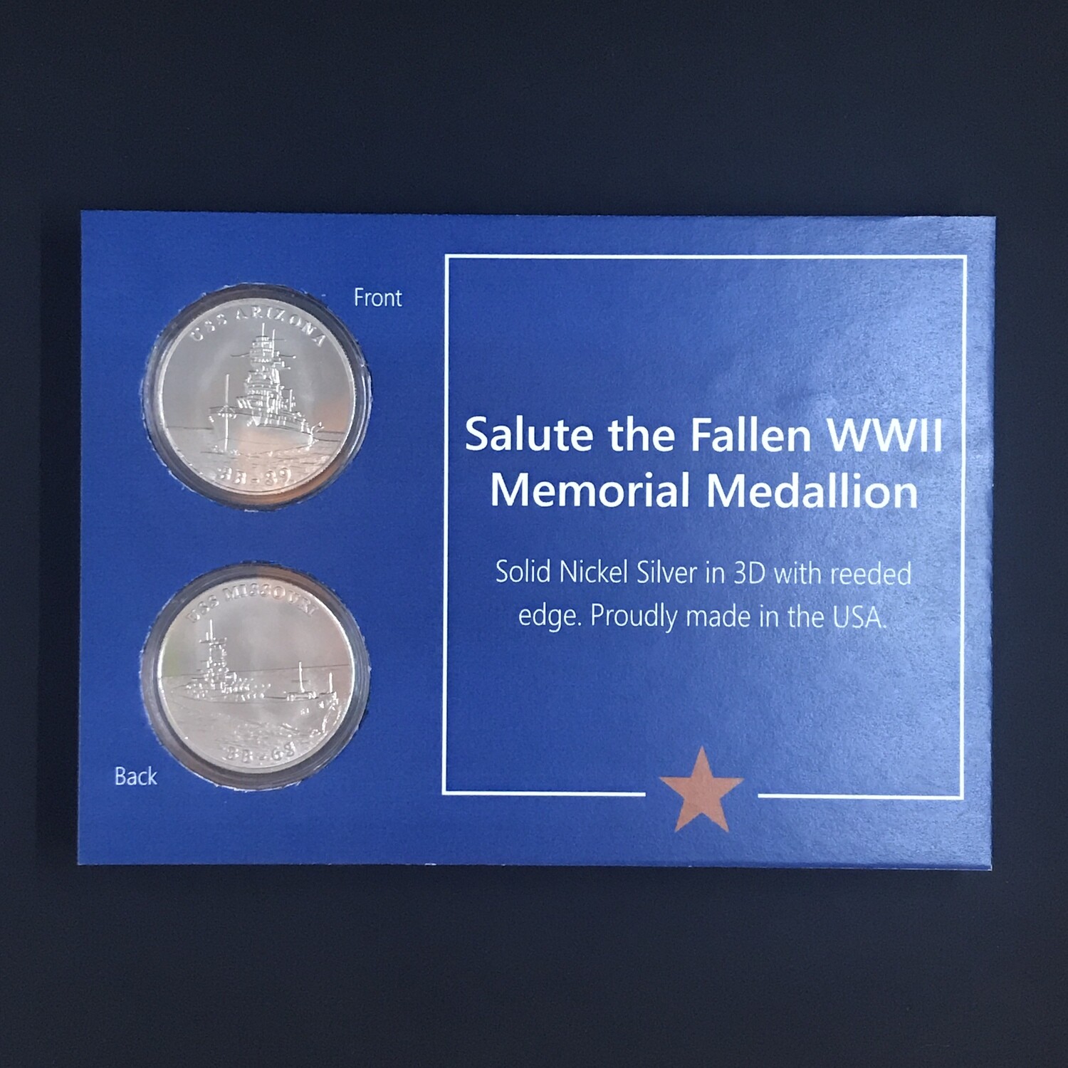 Salute The Fallen Medallion
