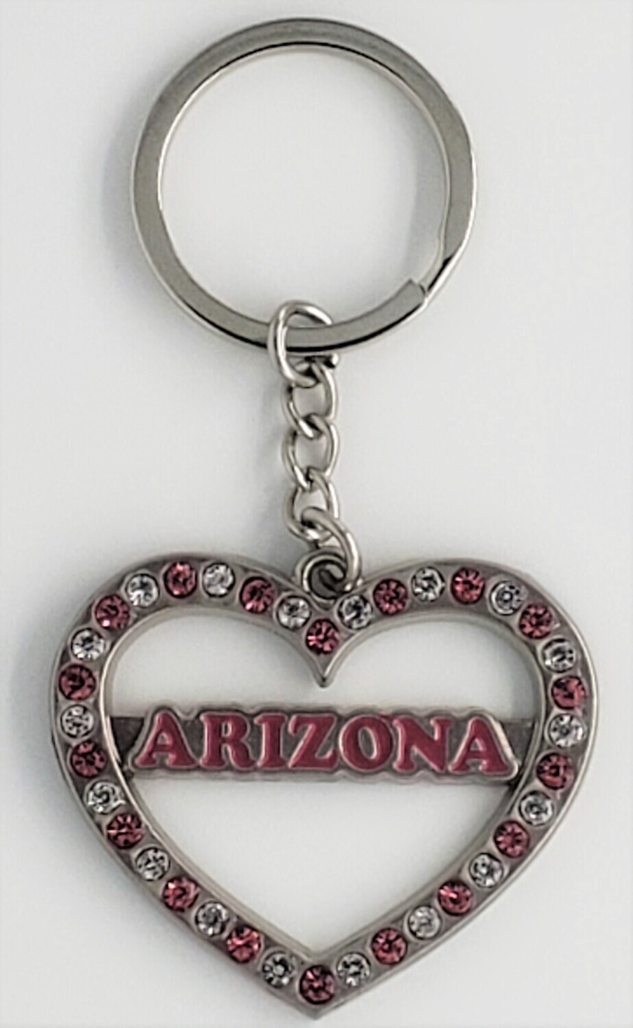 Keychain: Sparkle Heart AZ