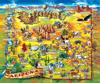 Arizona Map Puzzle