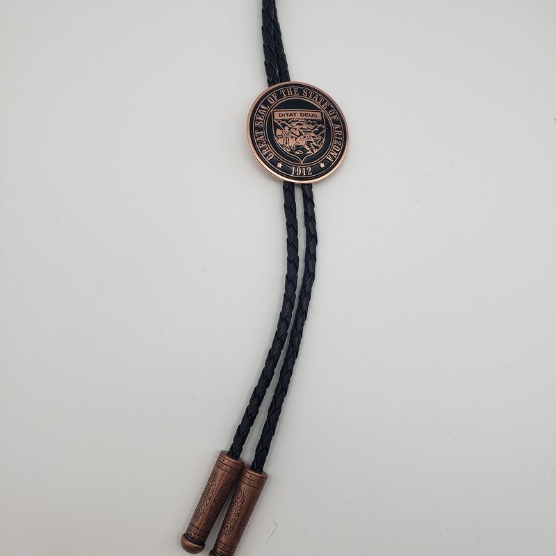 State Seal Leatherette Bolo