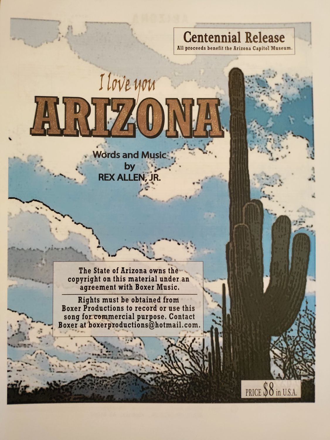 I Love You Arizona Sheet music Set
