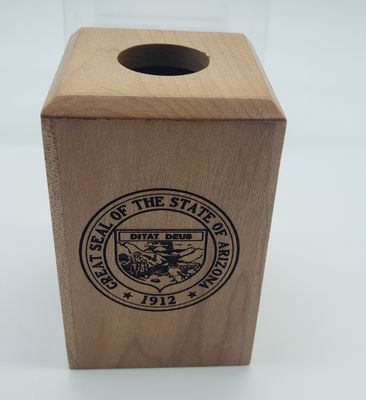 Paper Clip Holder Maple Wood