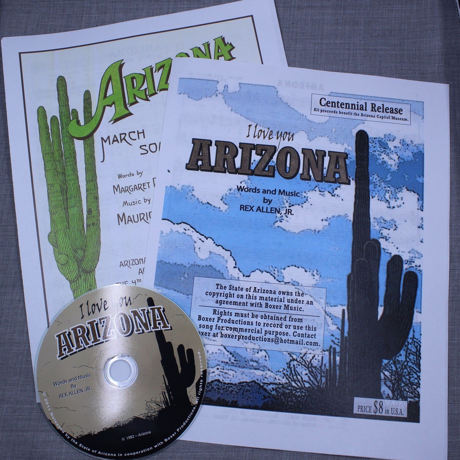 I Love You Arizona Cd & sheet music