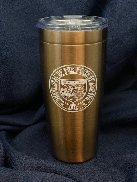 20oz Vacuum Tumbler W/ State Seal