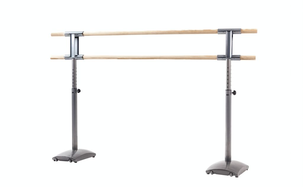 Premium-Ballettstange 3 Meter höhenverstellbar mit Rollen