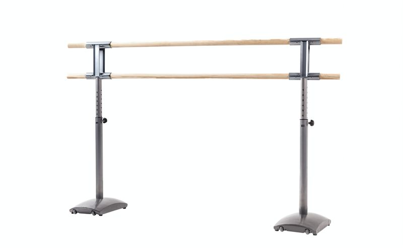 Premium-Ballettstange 3 Meter höhenverstellbar mit Rollen