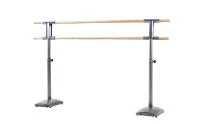 Premium-Ballettstange 3 Meter höhenverstellbar mit Rollen