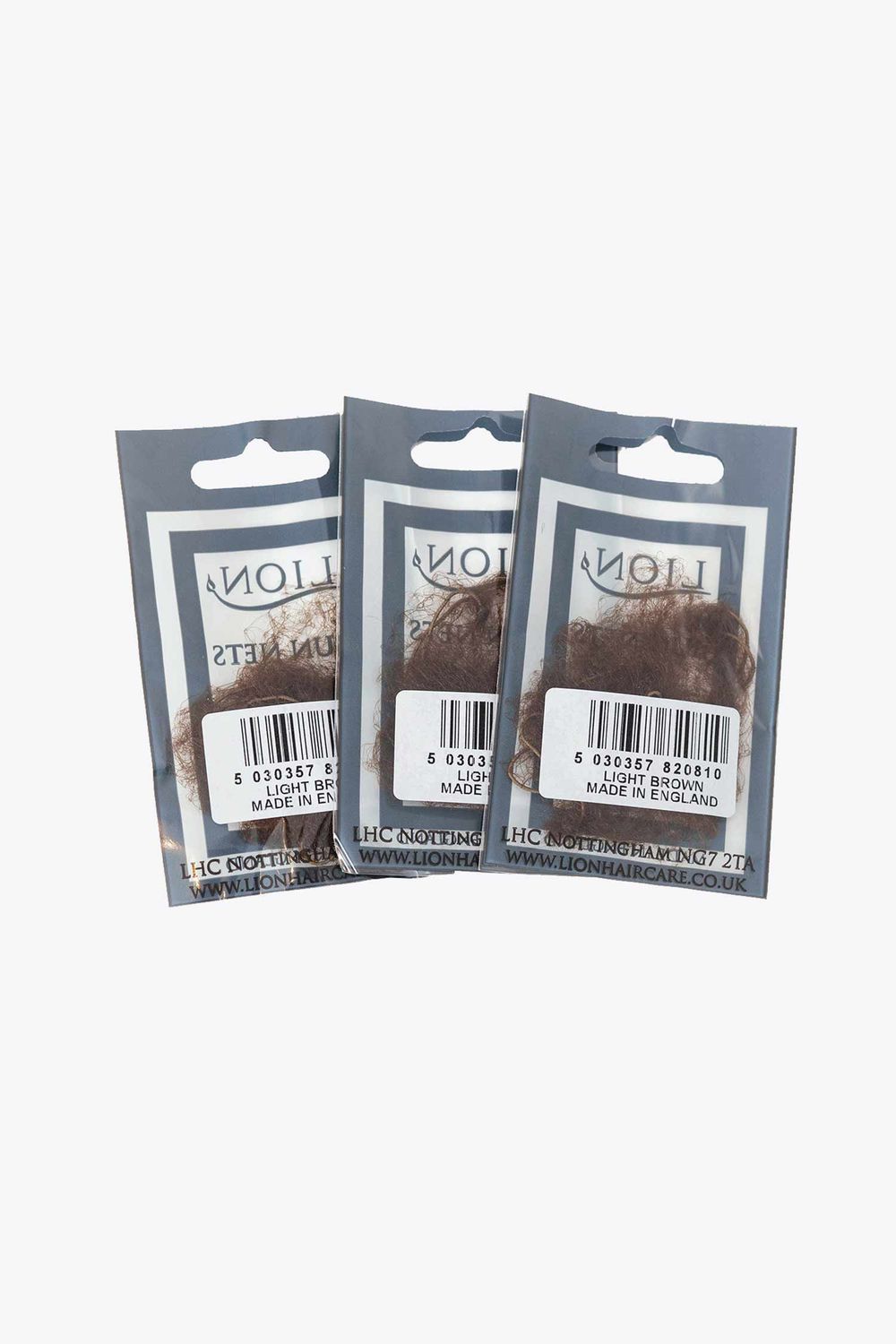 3er Pack feine Haarnetze