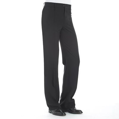 Herren-Tanzhose mit Gürtelschlaufen schwarz