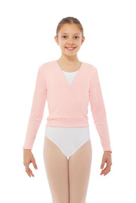 anschmiegsamer Wickelpullover puderrosa anschmiegsamer Wickelpullover puderrosa