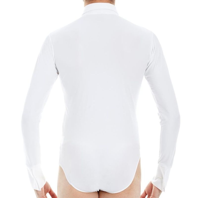 Basic Hemdbody für Gesellschaftstanz weiß