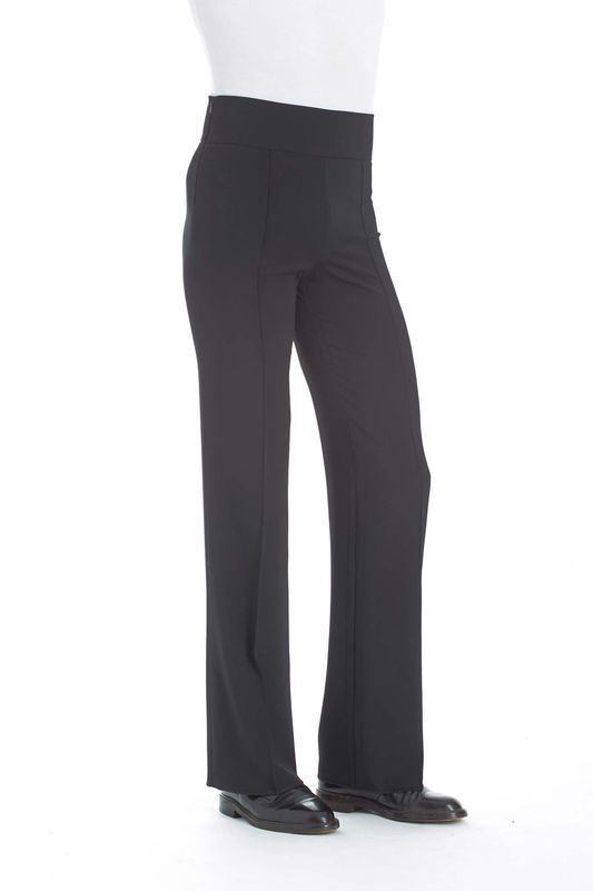 Herren-Tanzhose mit Hoher Taille für Latein schwarz