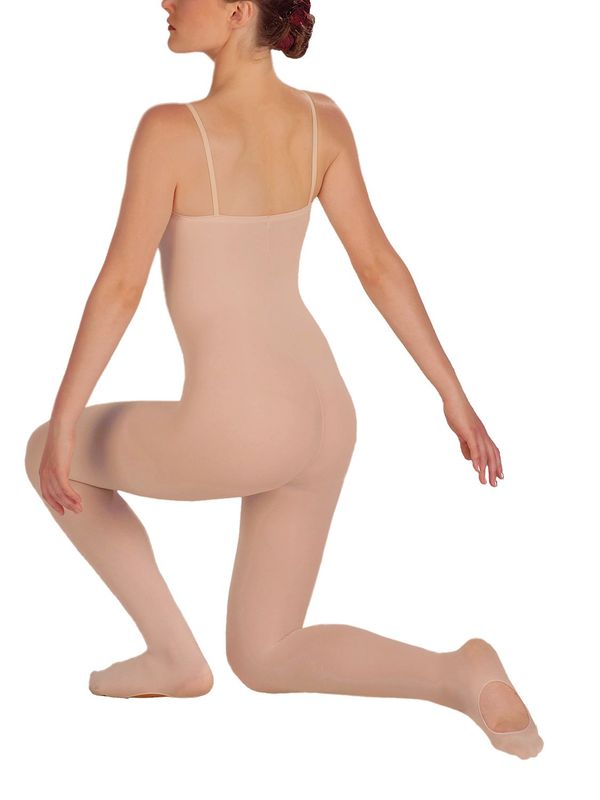 Strumpfhosen-Ganzanzug sandfarben