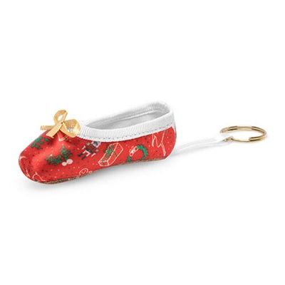 Mini-Spitzenschuh-Schlüsselanhänger X-Mas