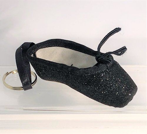 Mini-Spitzenschuh/ Glitzer-Schlüsselanhänger