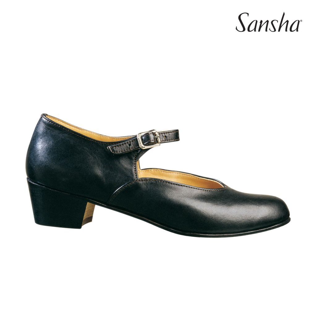 Charakter/- Folkloreschuh für Erwachsene schwarz