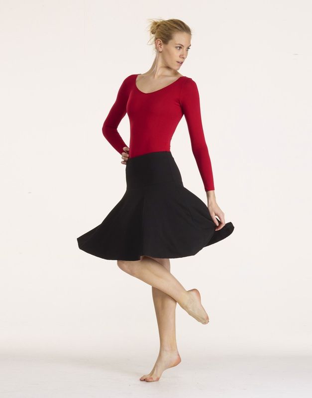 vielseitiger Tanzrock mit breitem Bund