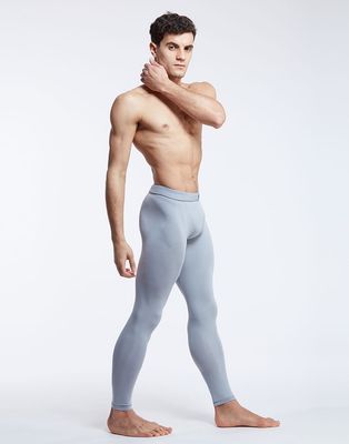 klassische Ballett-Leggings für Jungen und Herren grau