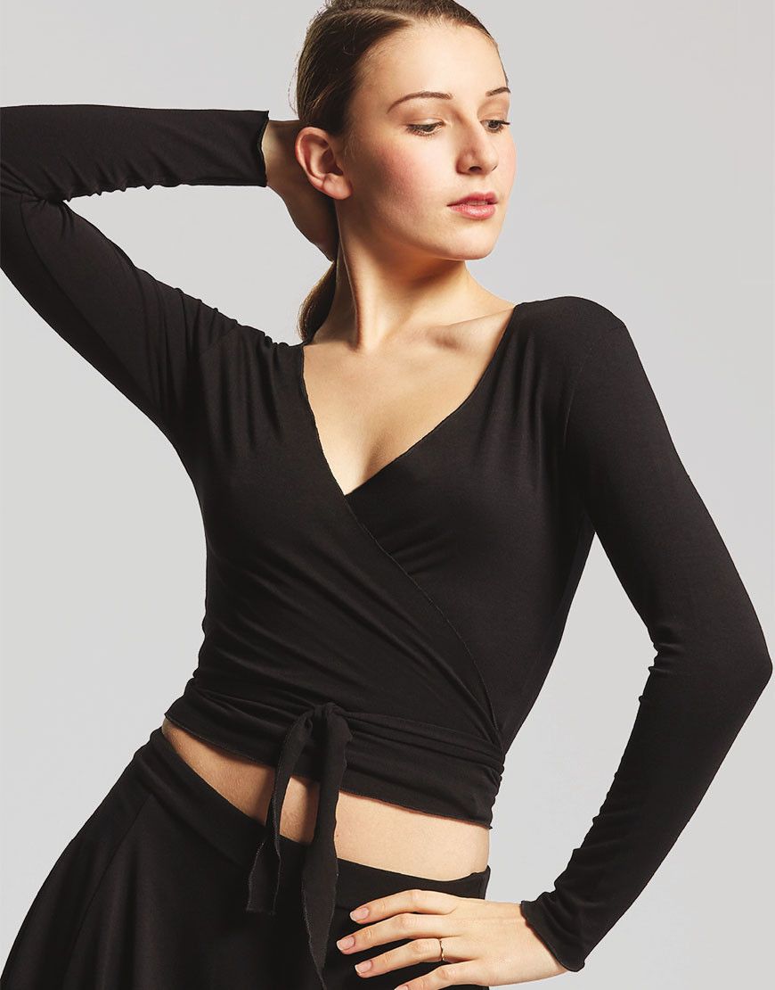 klassische Wickeljacke - anschmiegsam &amp; bequem