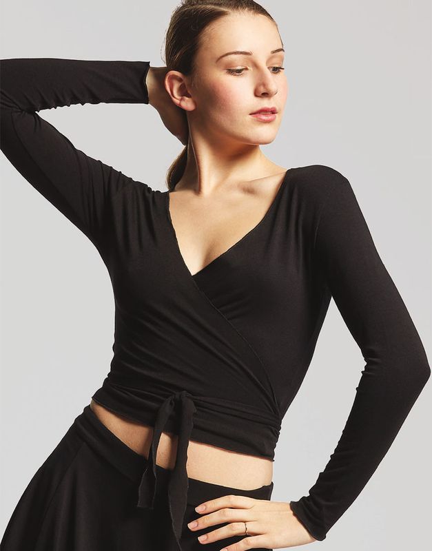 klassische Wickeljacke - anschmiegsam &amp; bequem