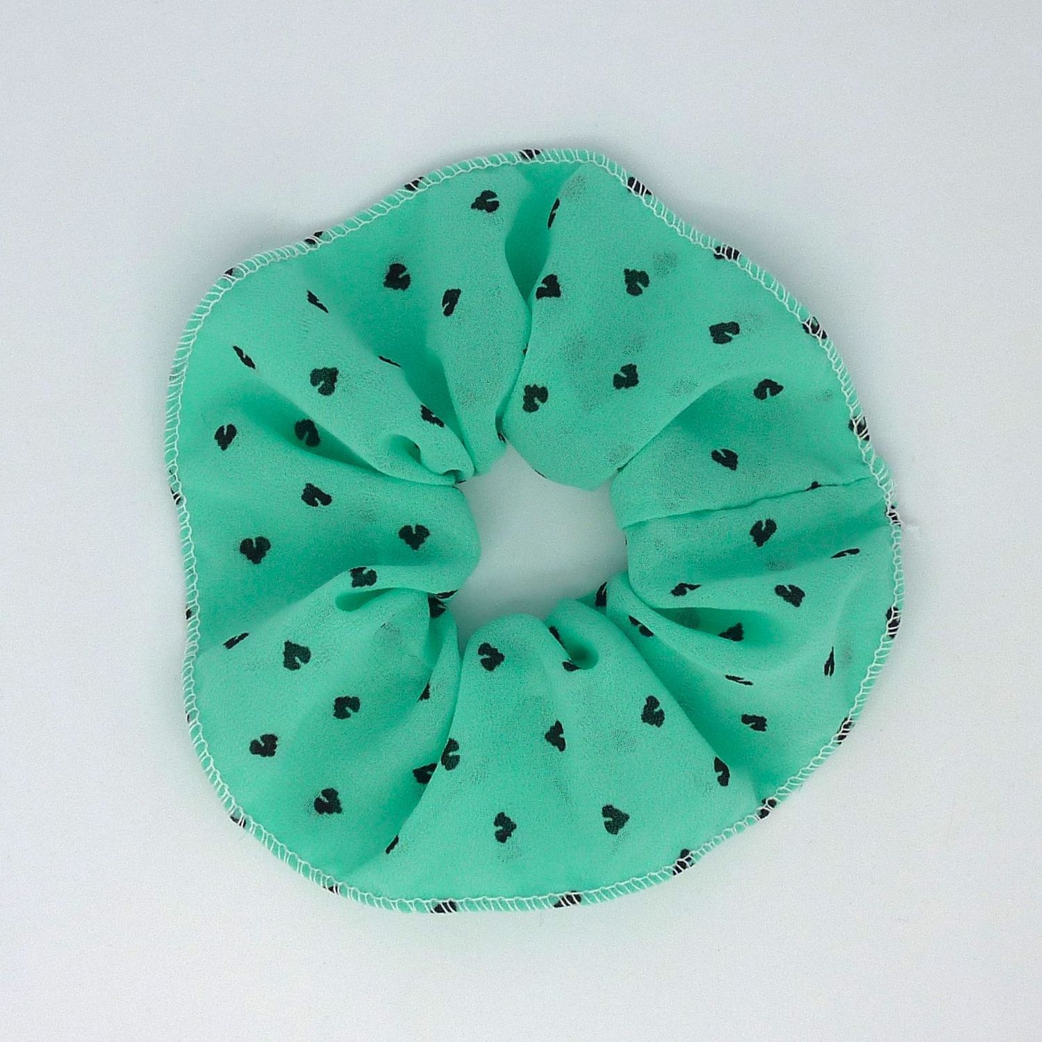 Haargummi/ Scrunchie aus Georgette mint