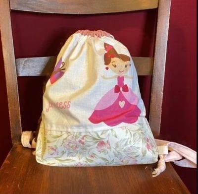 zauberhafter Kinder-Rucksack mit Prinzessin-Motiv