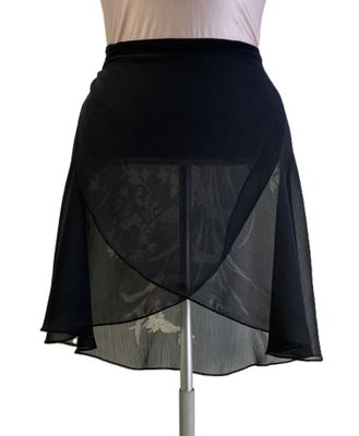eleganter Ballett-Wickelrock mit Blumenmuster eleganter Ballett-Wickelrock mit Blumenmuster