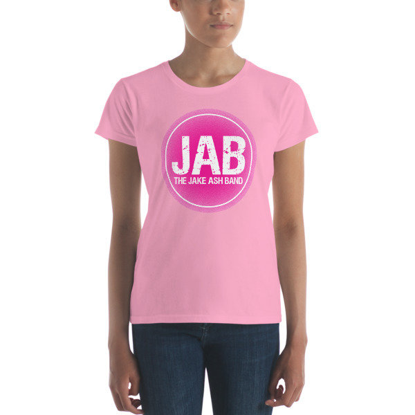 JAB Pink Logo Women's short sleeve t-shirt! Multiple Colors!
