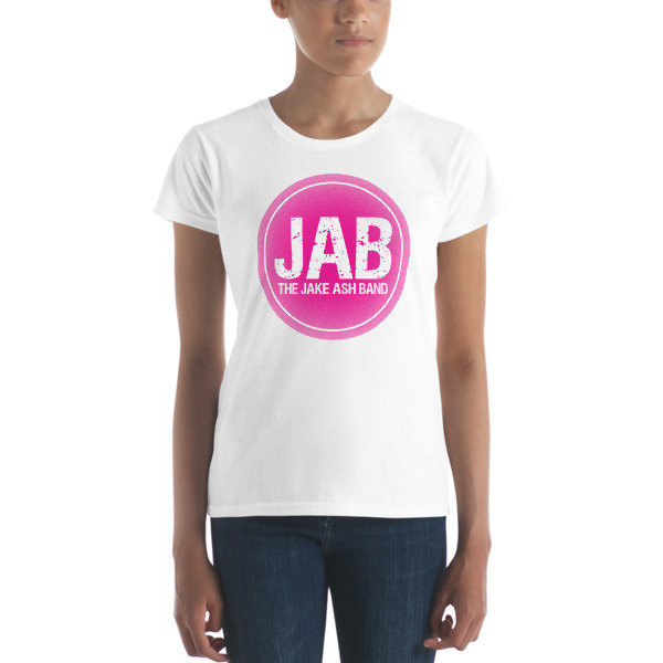 JAB Pink Logo Women's short sleeve t-shirt! Multiple Colors!