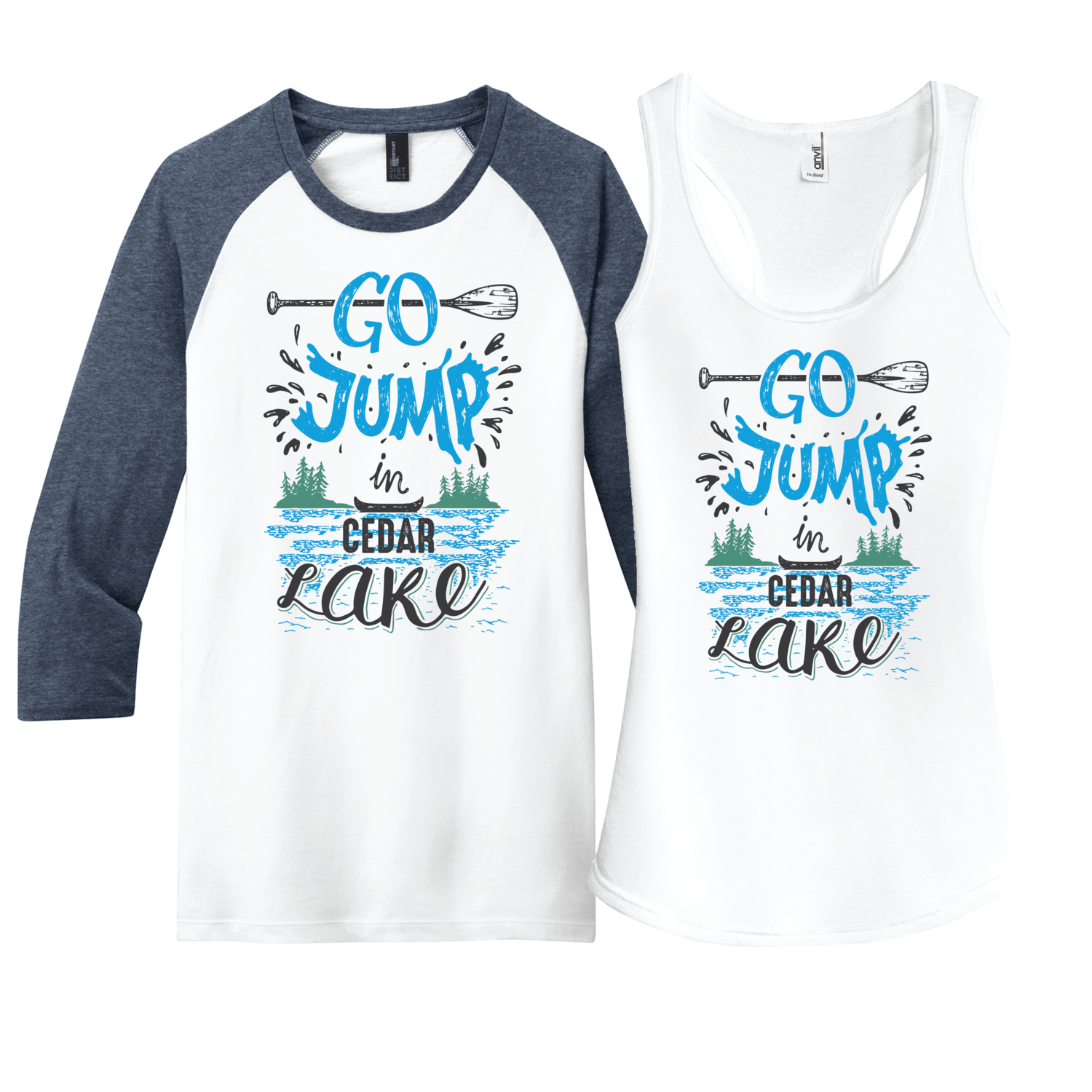 Go Jump in the Lake - customize it for your lake