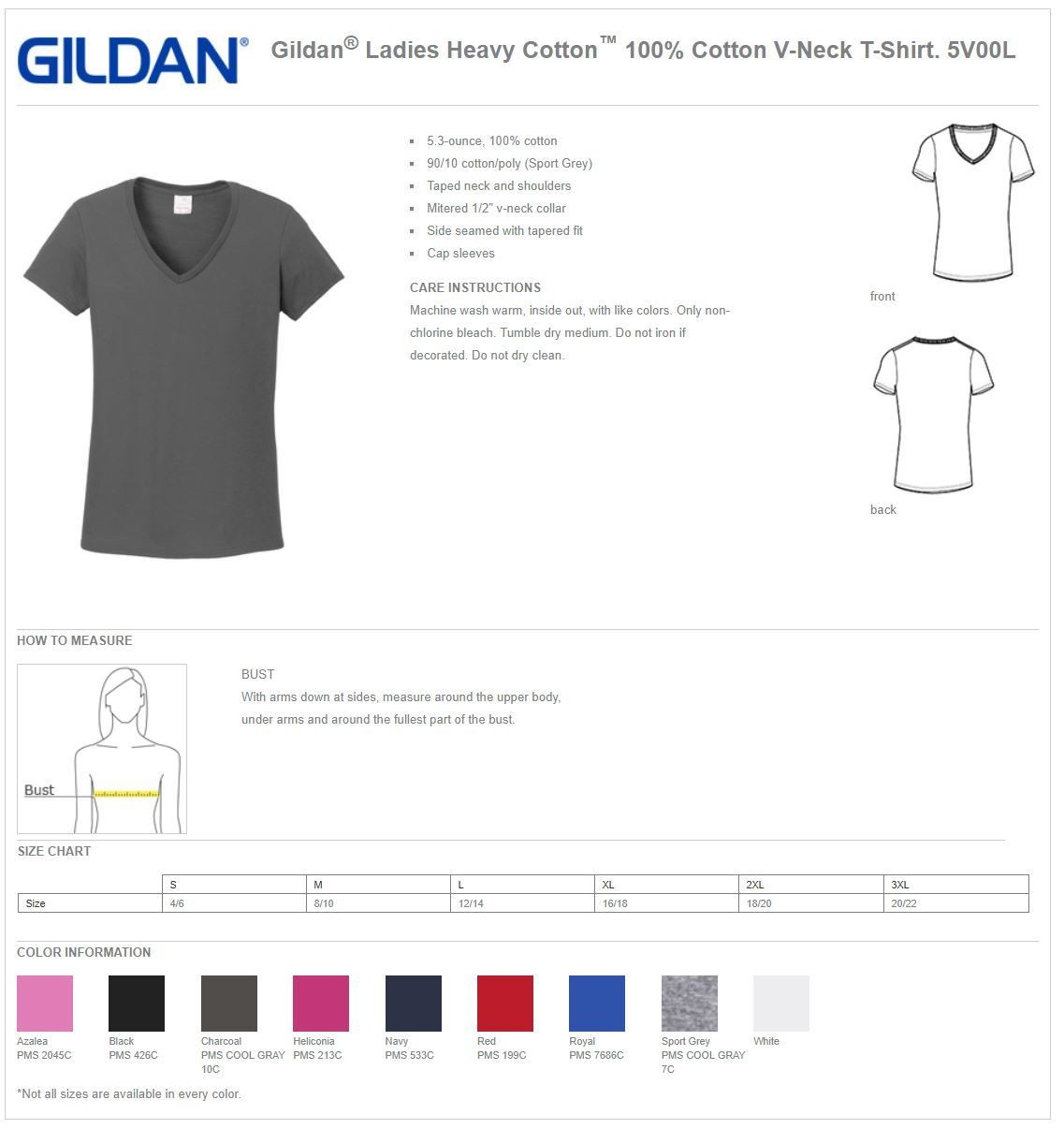 Custom Gildan 100% Cotton T-Shirt