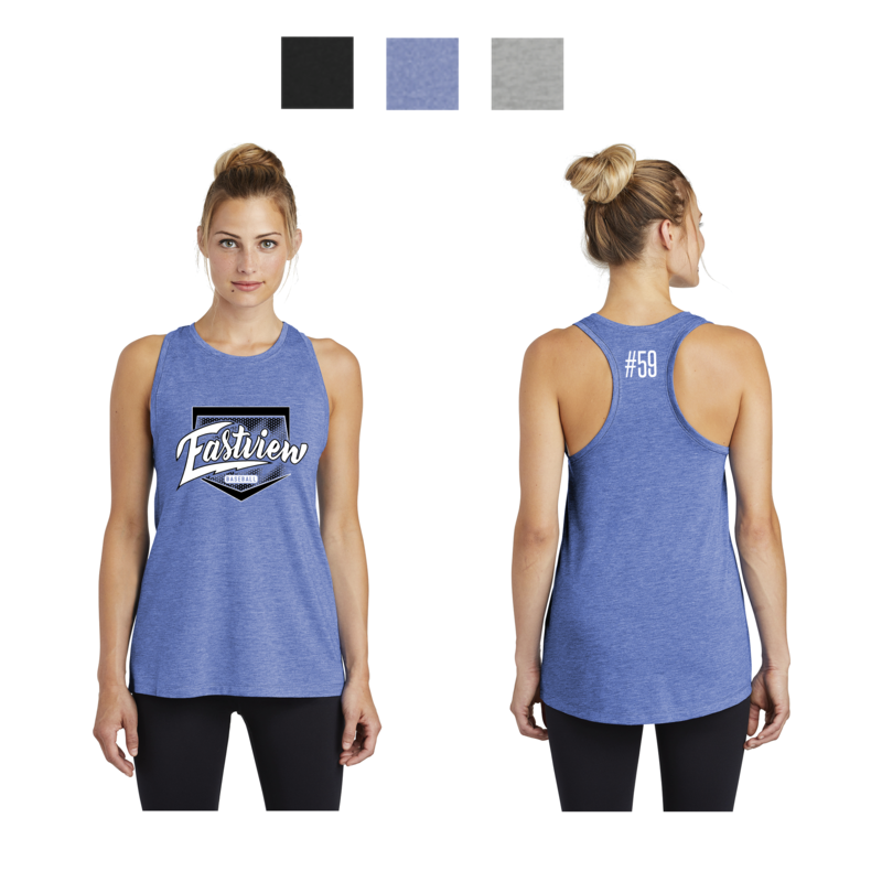 Eastview Baseball Sport-Tek Ladies PosiCharge Tri-Blend Wicking Tank