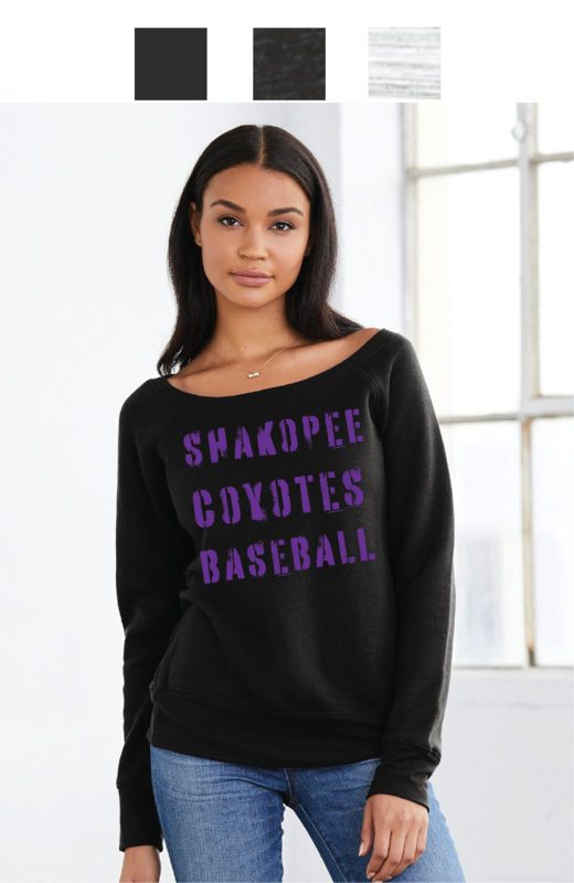 Bella+Canvas ® Women’s Wide-Neck Sweatshirt