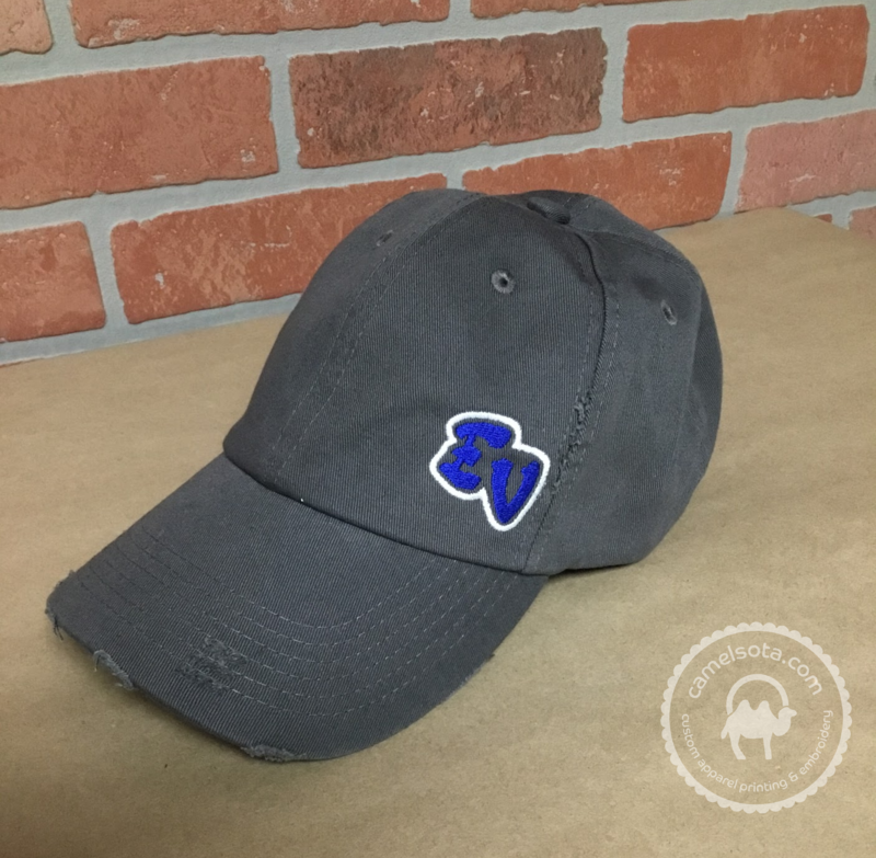 Eastview Baseball District Distressed Cap