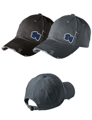 Eastview Baseball District Distressed Cap