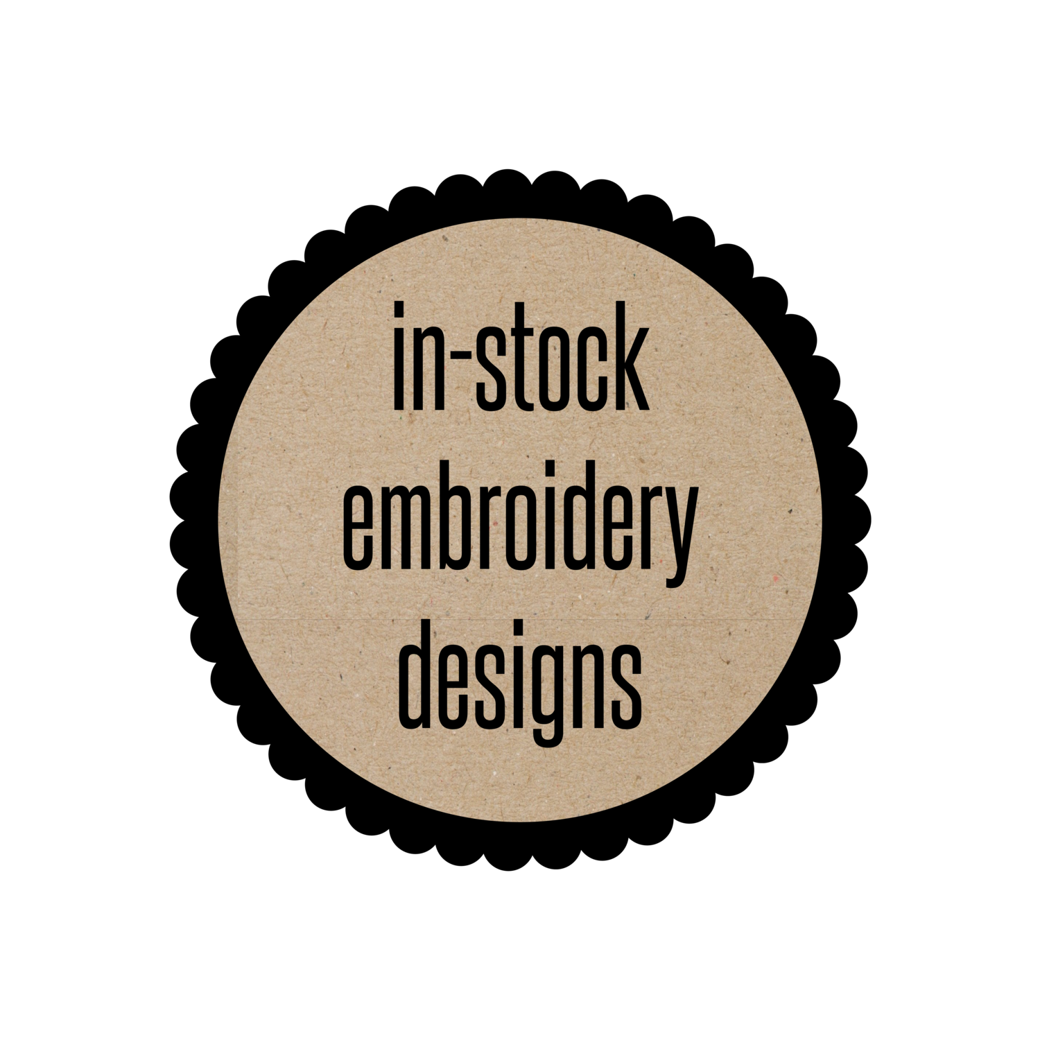 In-Stock Embroidery Designs
