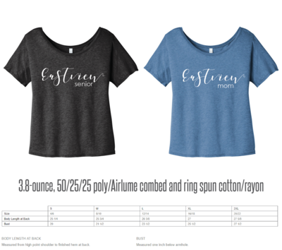 Eastview Slouchy Tee - Customizable Text